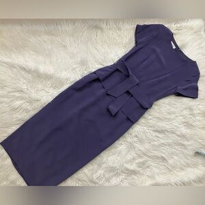 YL by Yair Purple Silk Dress